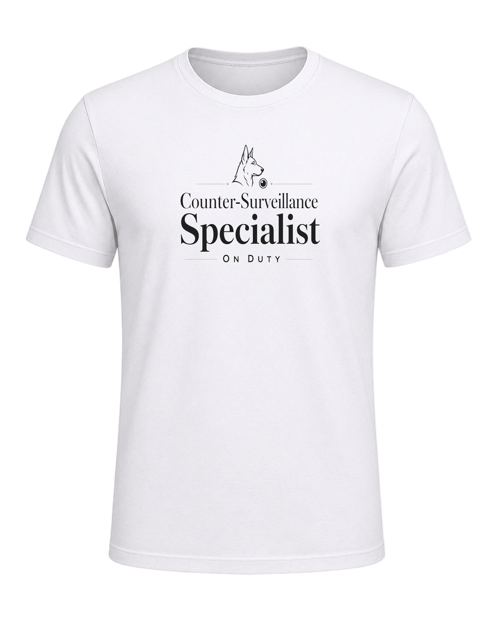 Counter-Surveillance Specialist On Duty — White