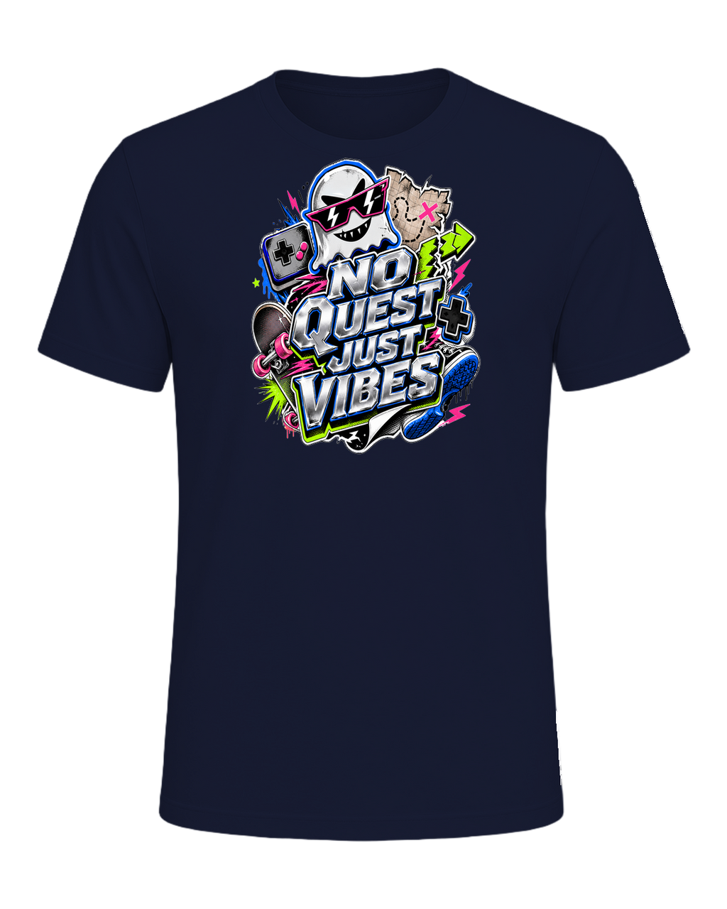 NO QUEST JUST VIBES — Navy