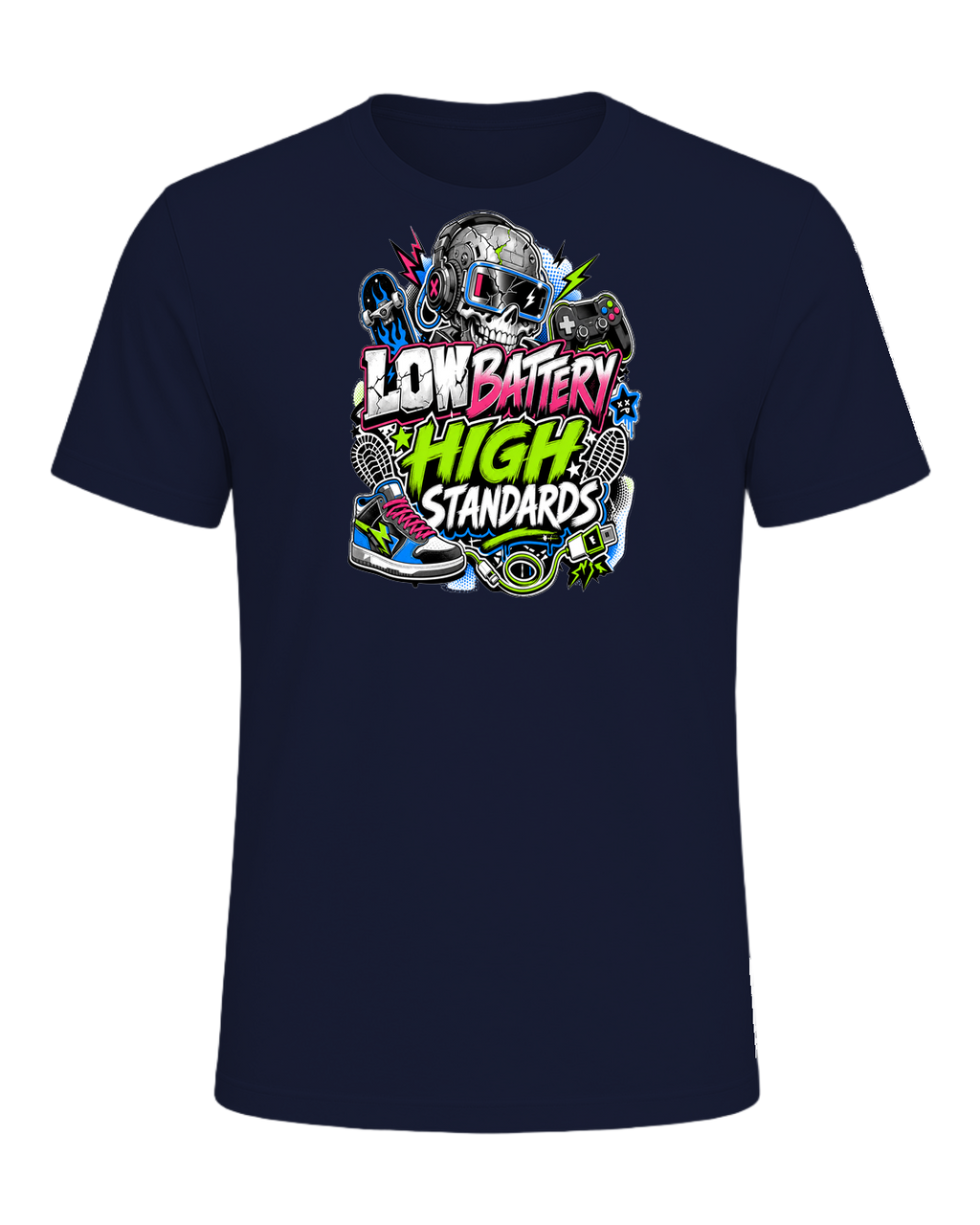 LOW BATTERY HIGH STANDARDS — Navy