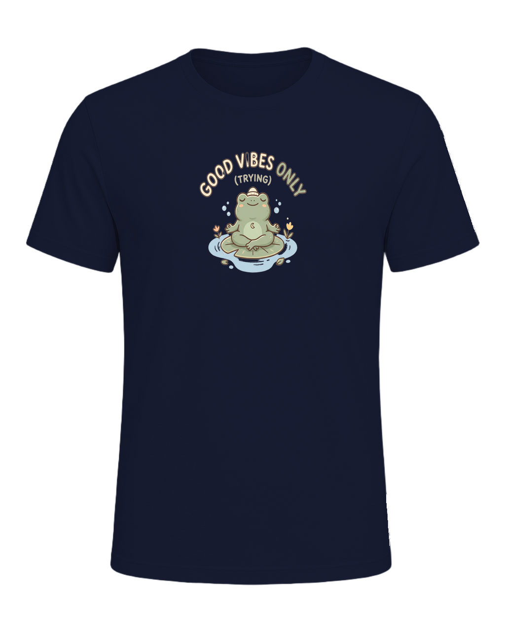 GOOD VIBES ONLY (TRYING) — Navy