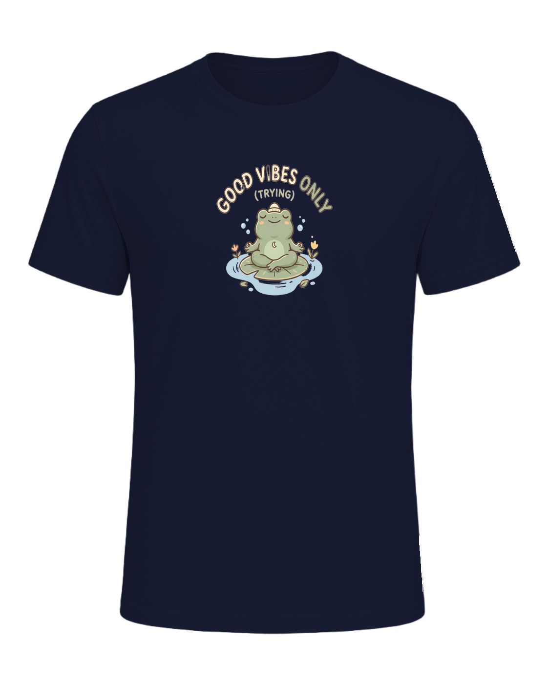 GOOD VIBES ONLY (TRYING) — Navy