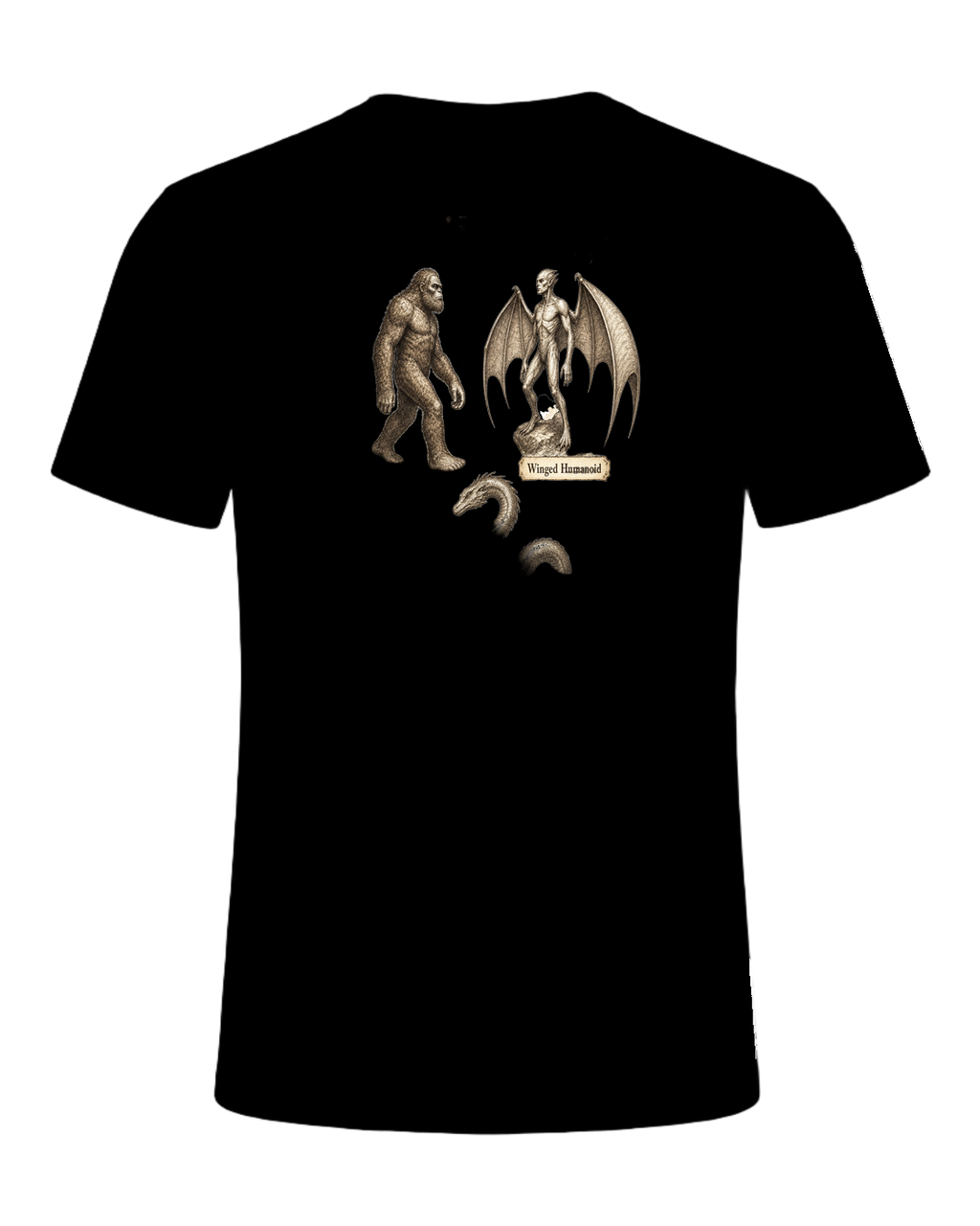 Cryptozoology Fan — Black