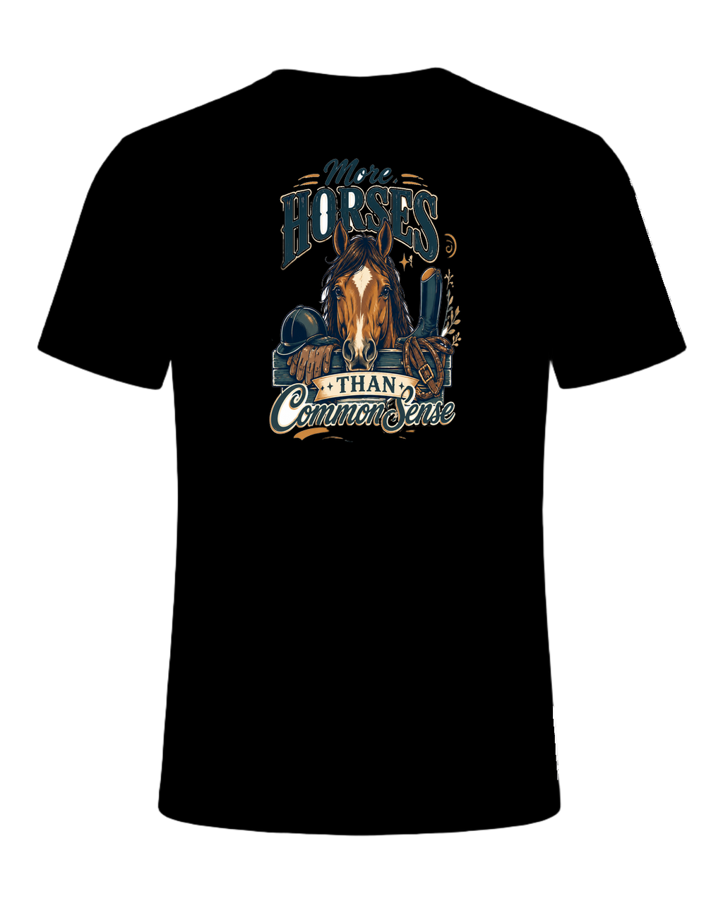 More Horses Than Common Sense — Black