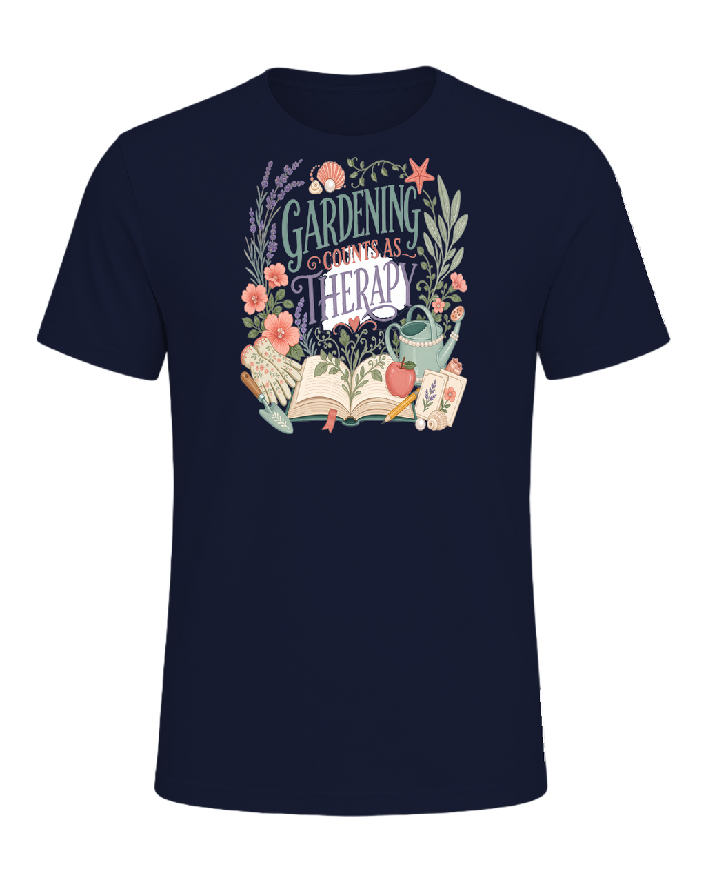 GARDENING COUNTS AS THERAPY — Navy