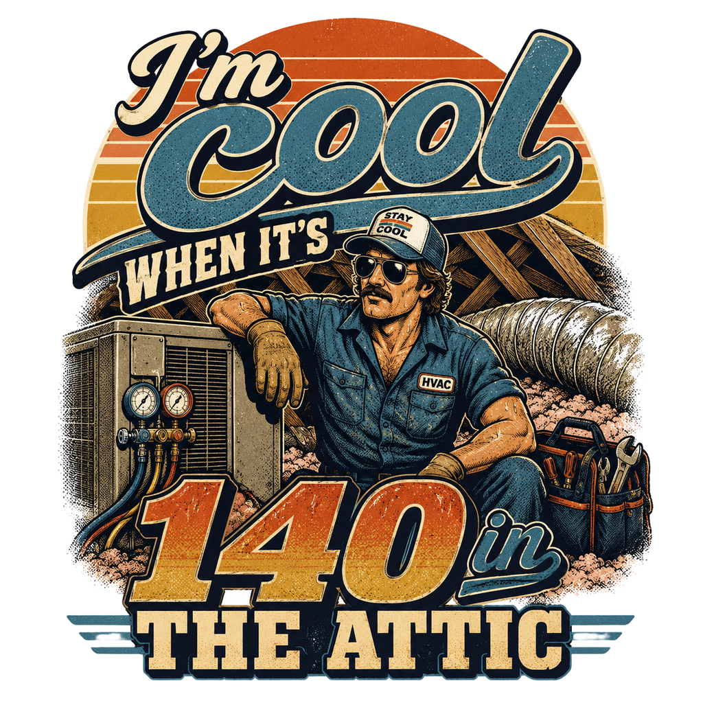 I'm cool when it's 140 in the attic