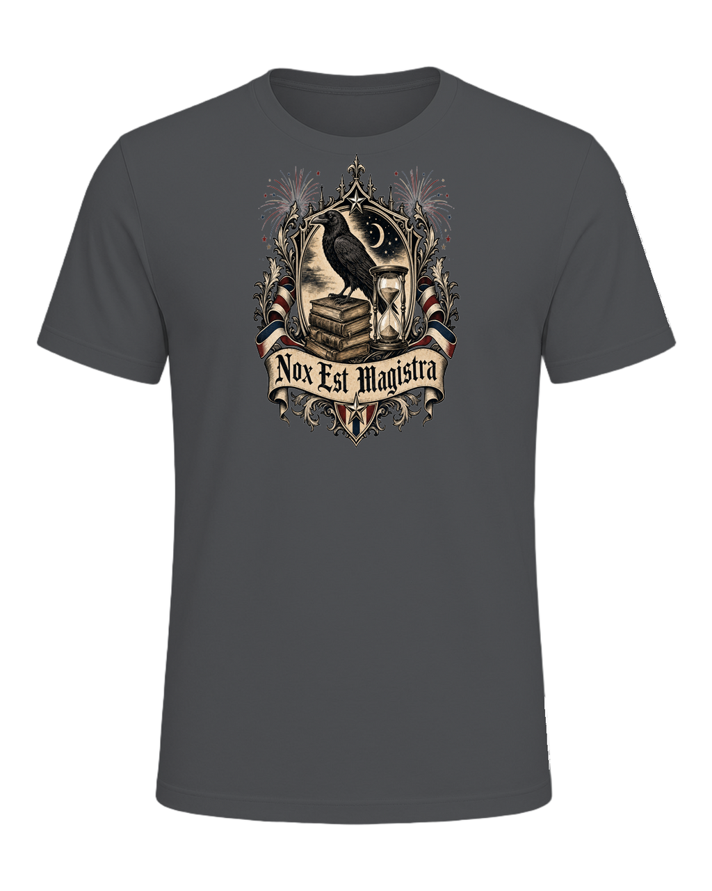 Latin Motto Crest — Asphalt