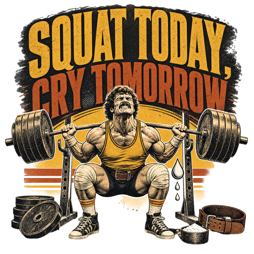 SQUAT TODAY, CRY TOMORROW