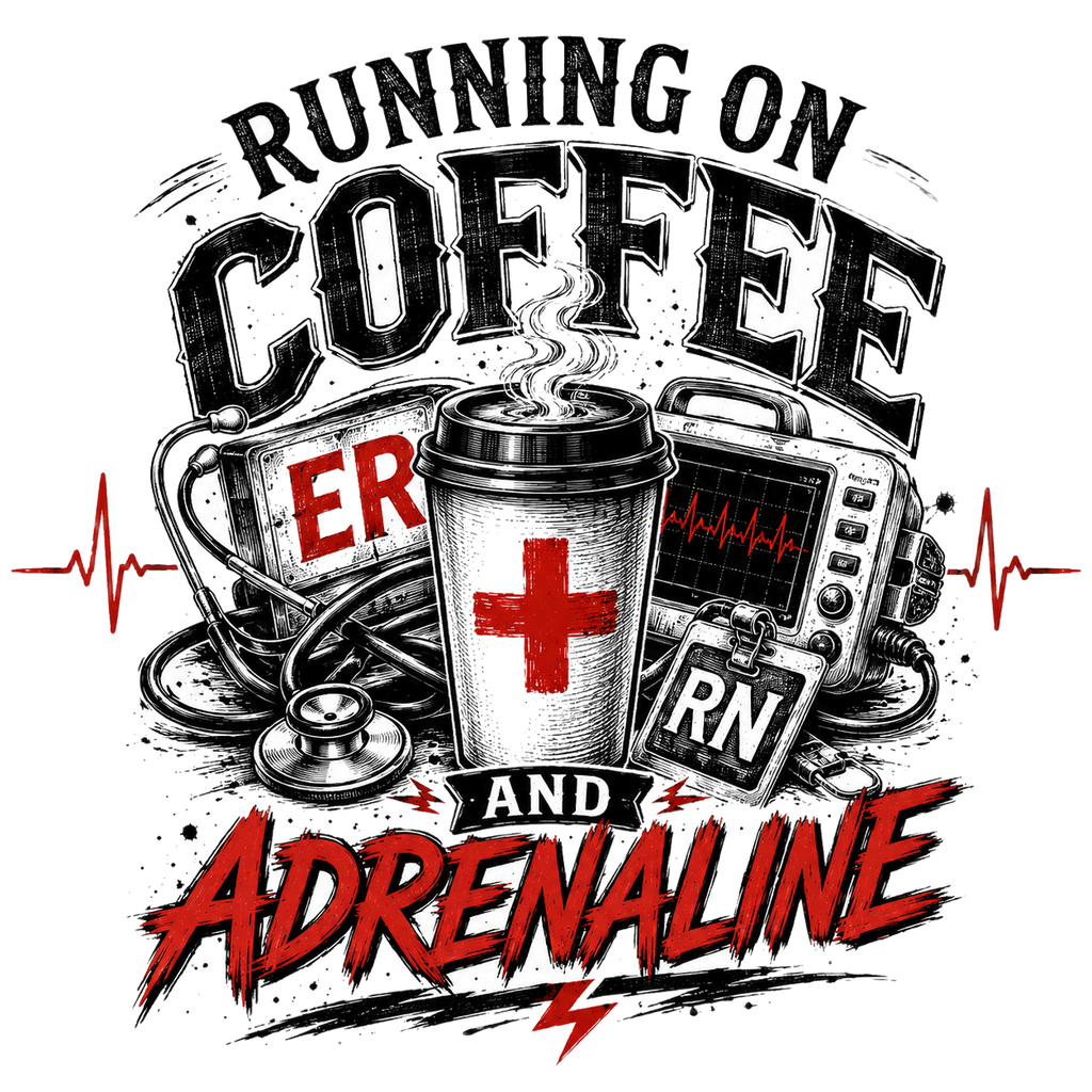 RUNNING ON COFFEE AND ADRENALINE