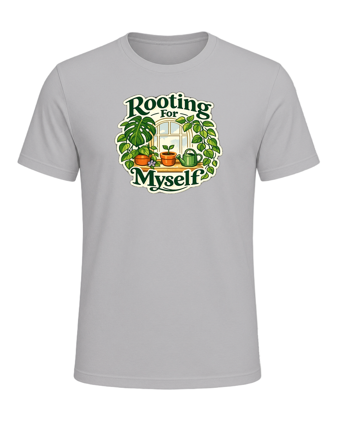 Rooting For Myself Tee — Athletic Heather