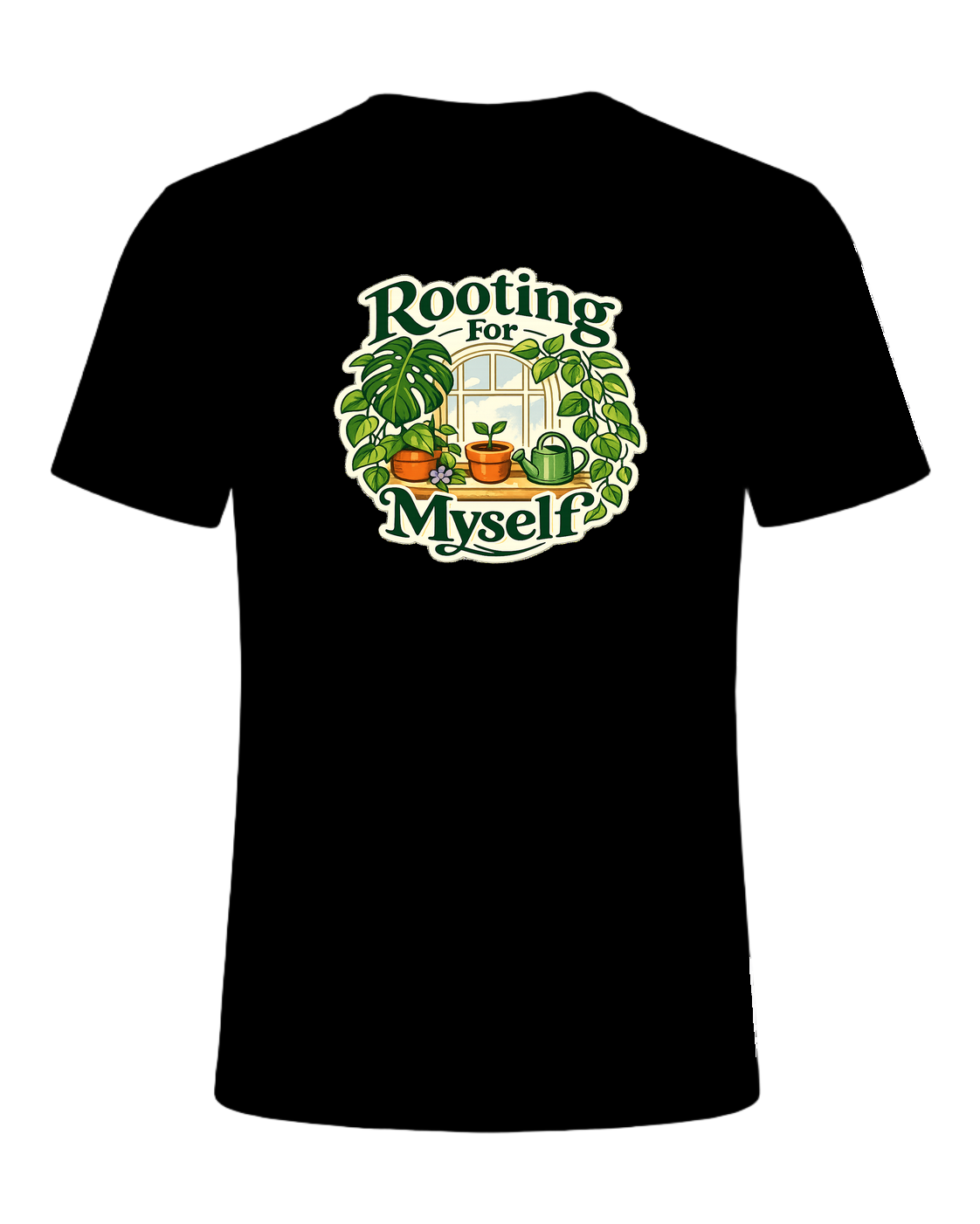 Rooting For Myself Tee — Black