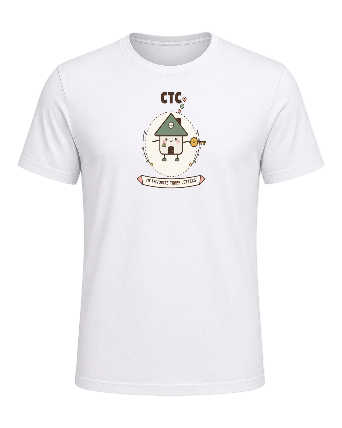 CTC: MY FAVORITE THREE LETTERS — White