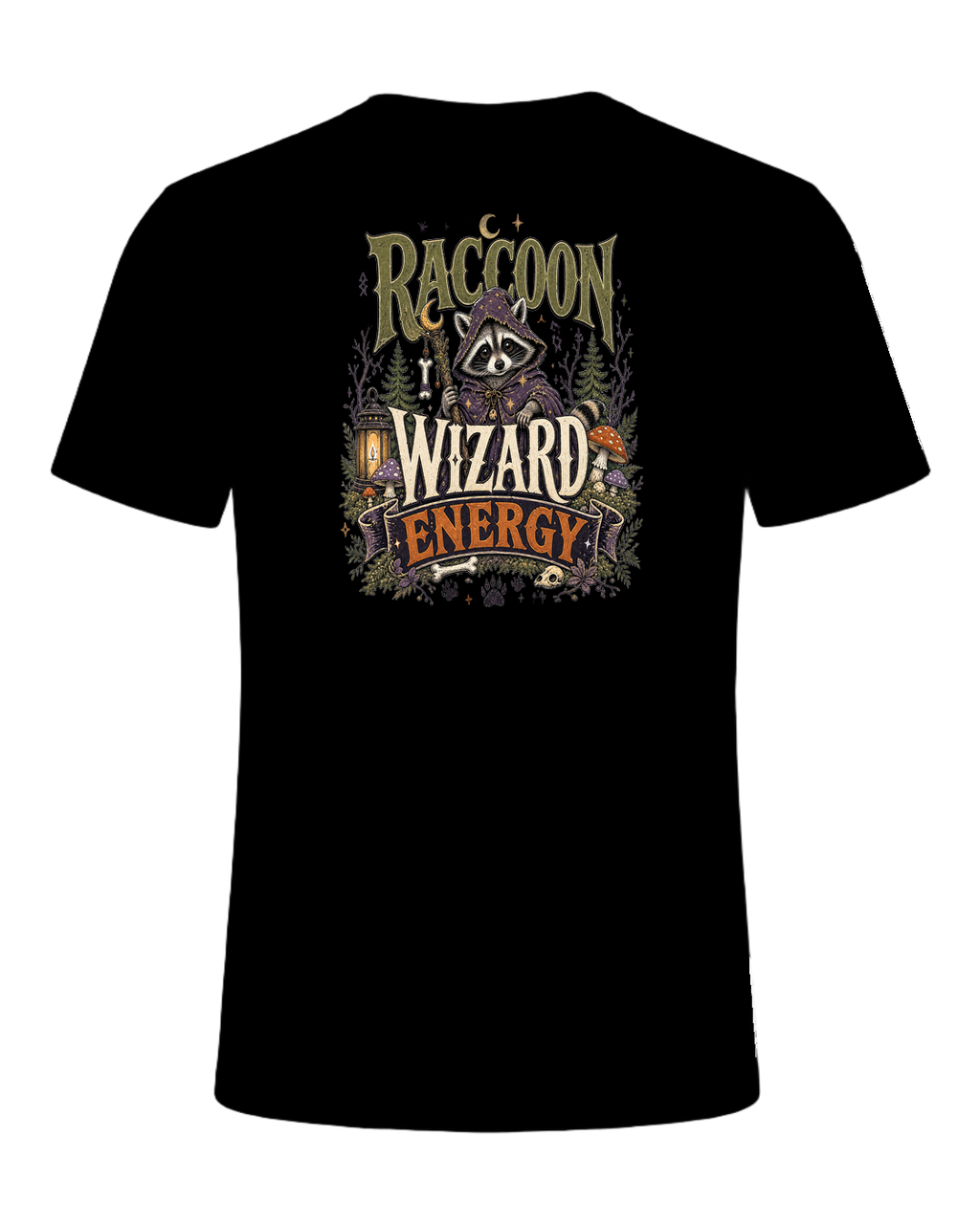 RACCOON WIZARD ENERGY — Black