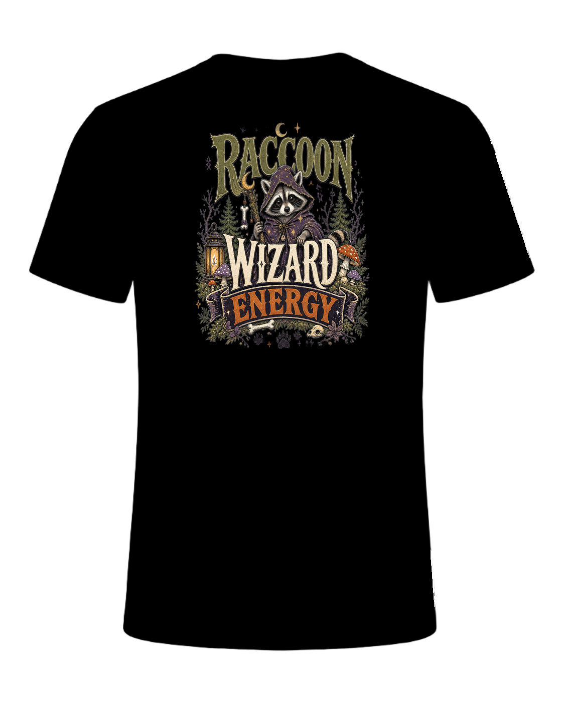 RACCOON WIZARD ENERGY — Black