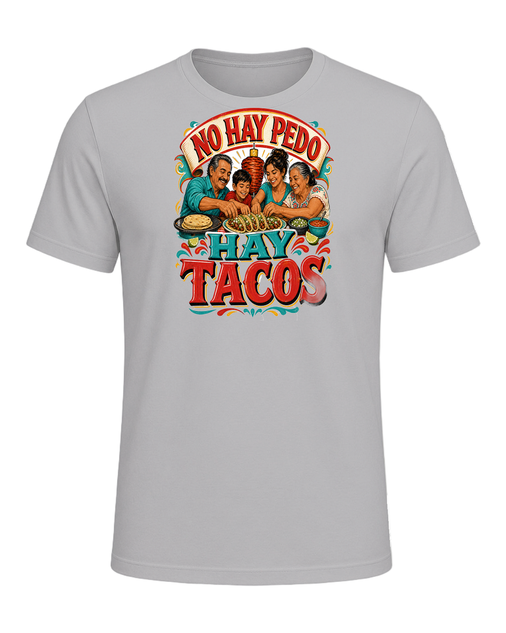 NO HAY PEDO HAY TACOS — Athletic Heather