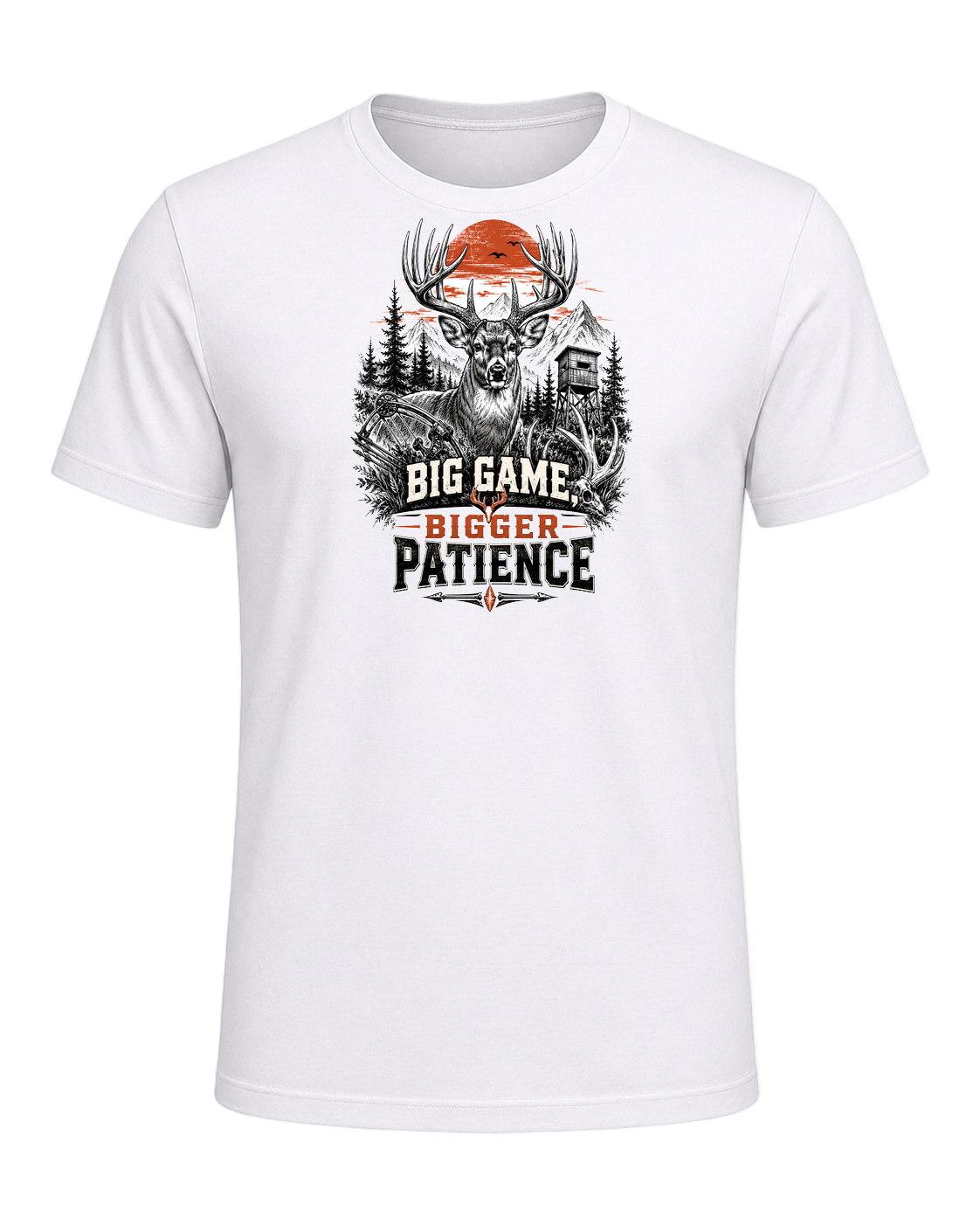 BIG GAME, BIGGER PATIENCE — White