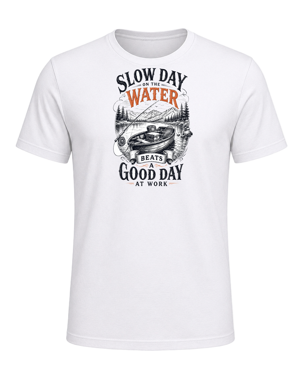slow day on the water beats a good day at work — White