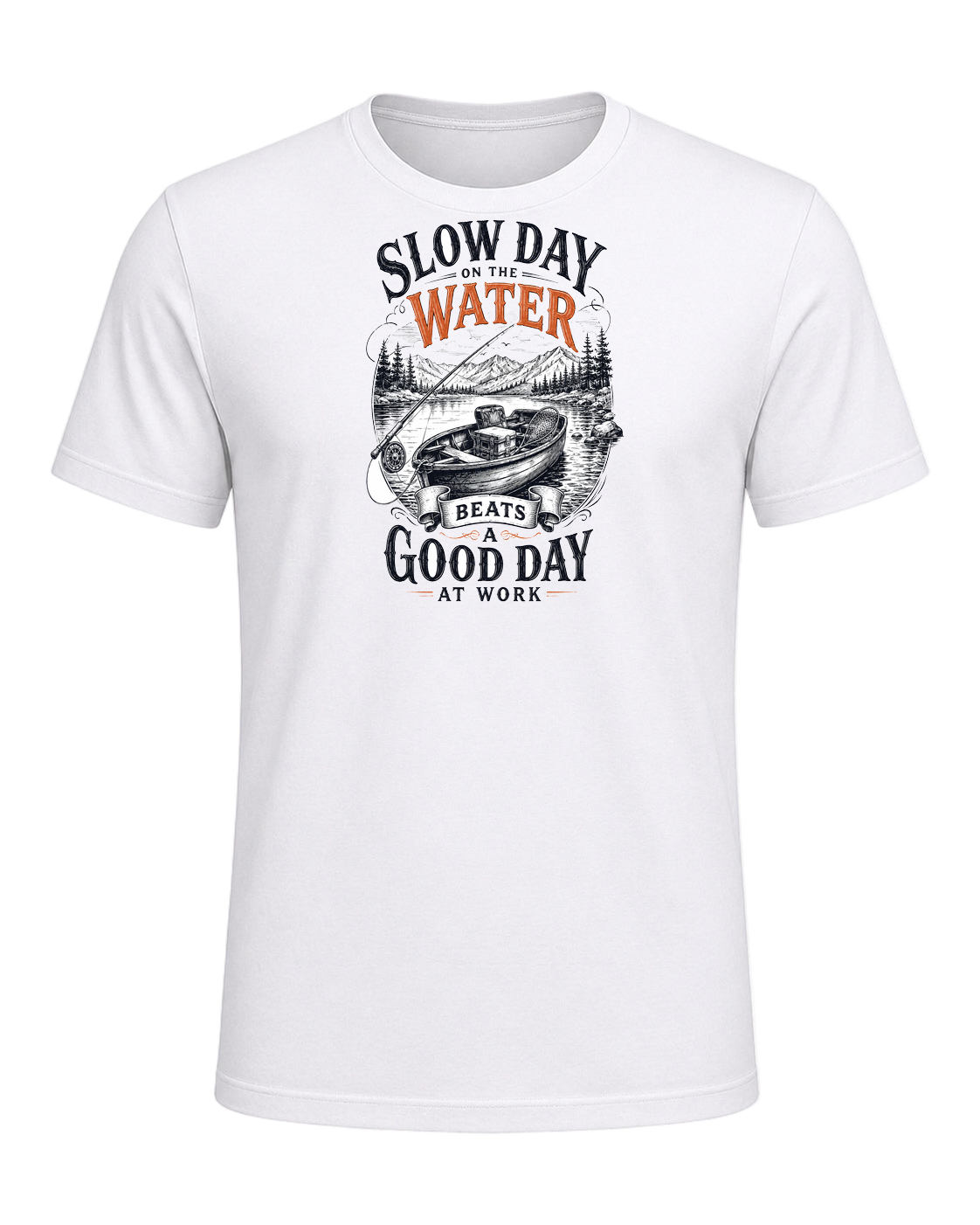 slow day on the water beats a good day at work — White