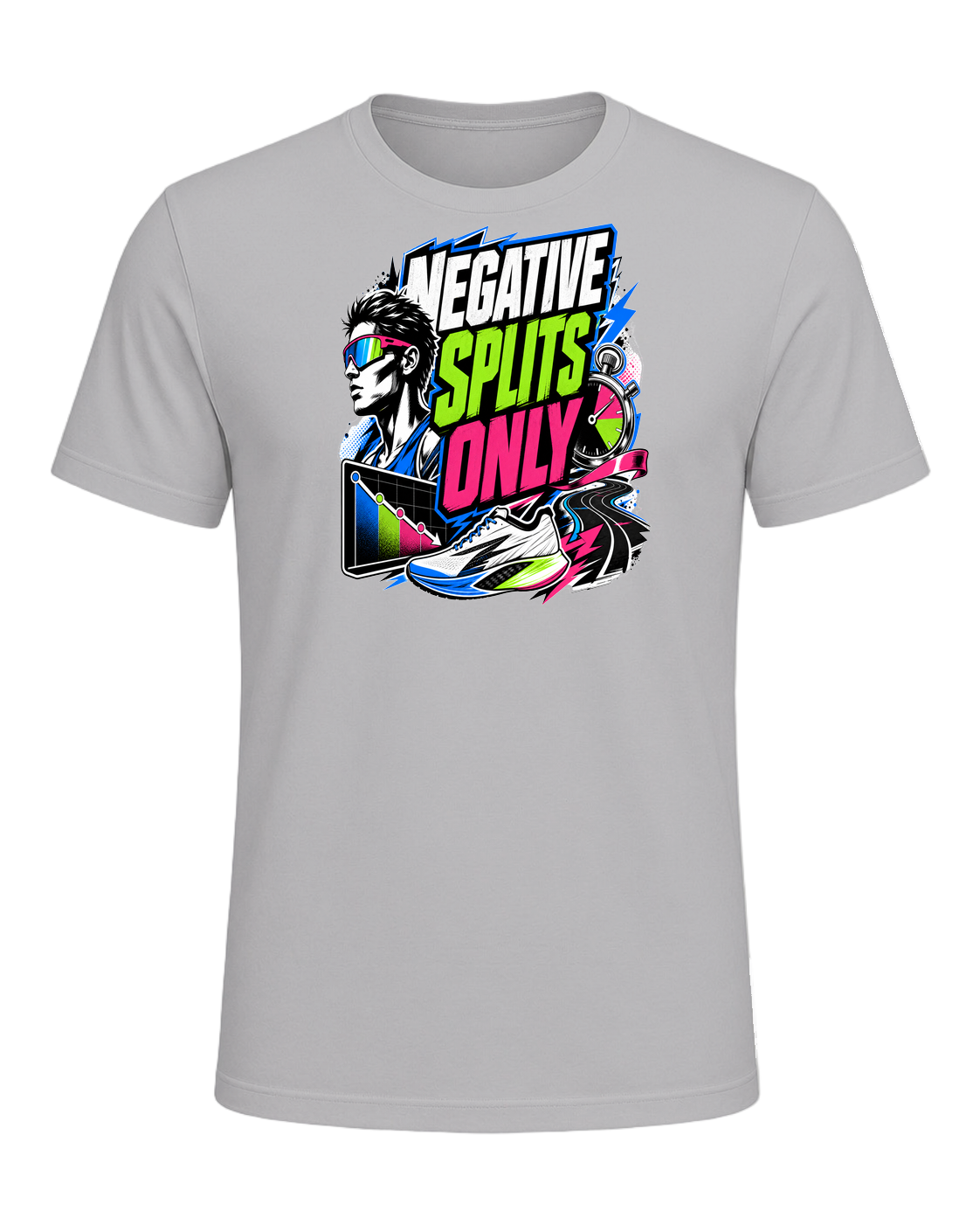 NEGATIVE SPLITS ONLY — Athletic Heather