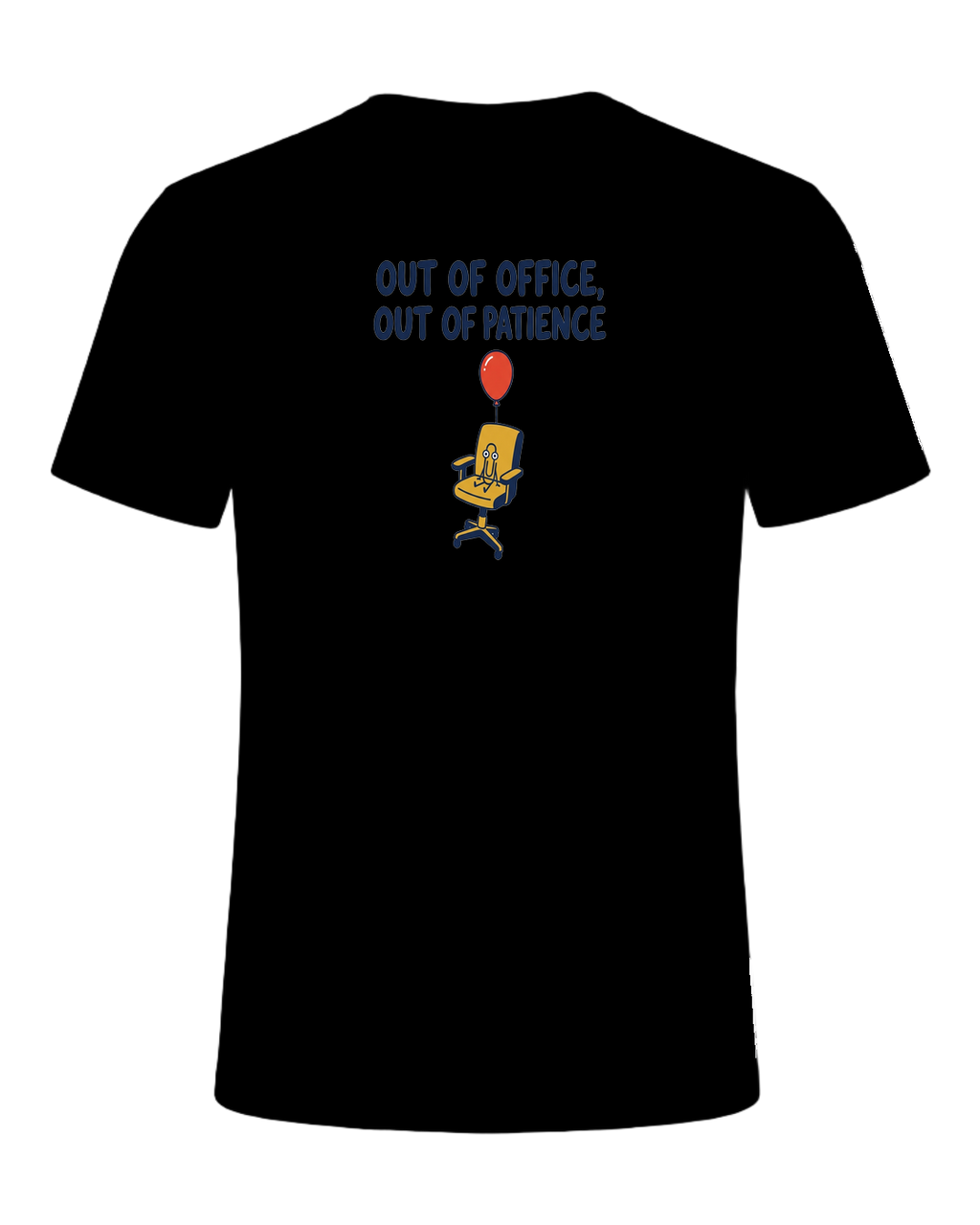 OUT OF OFFICE, OUT OF PATIENCE — Black