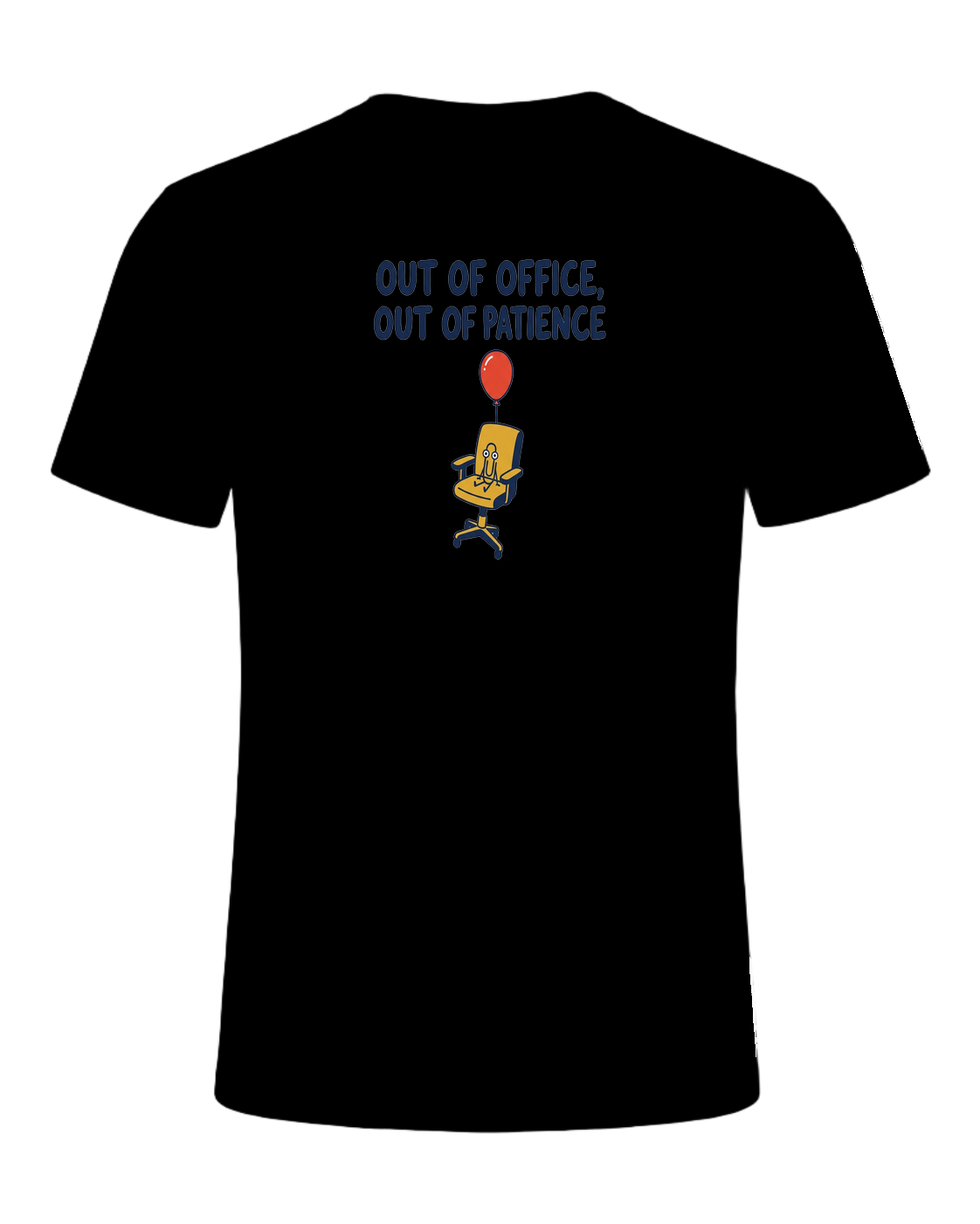 OUT OF OFFICE, OUT OF PATIENCE — Black