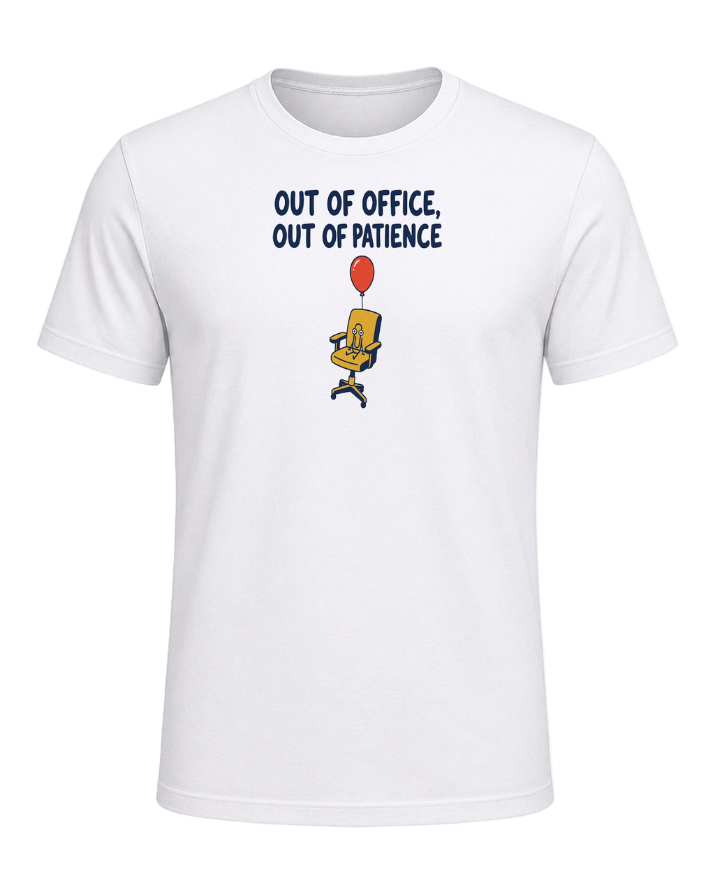 OUT OF OFFICE, OUT OF PATIENCE — White