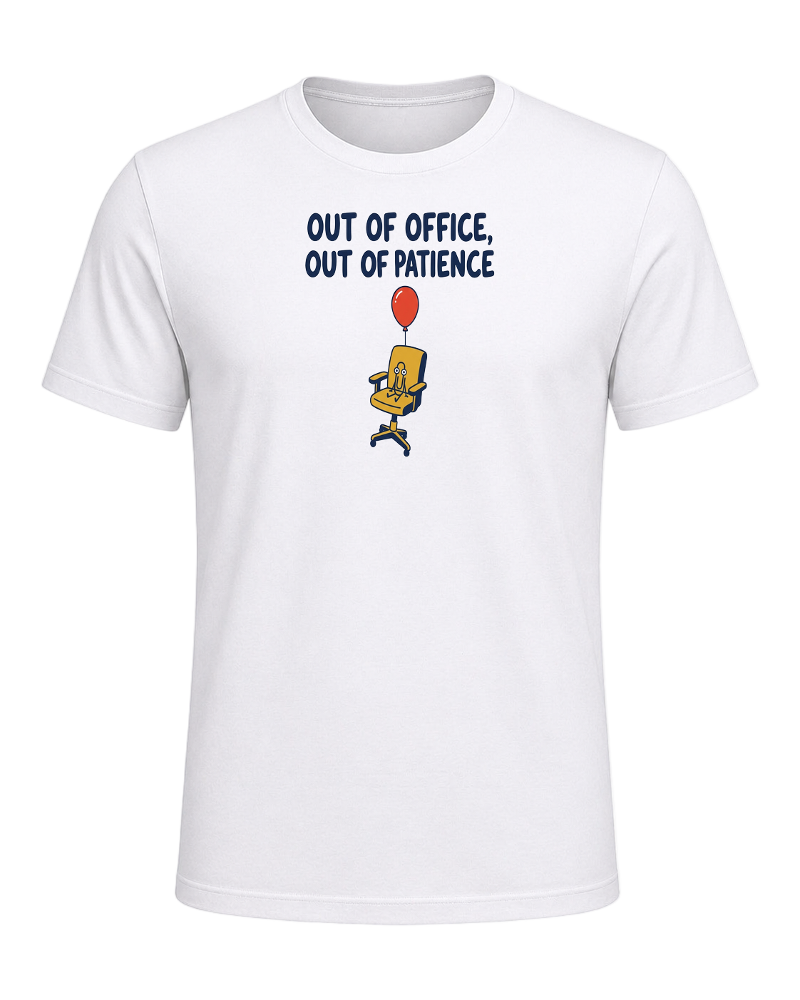 OUT OF OFFICE, OUT OF PATIENCE — White
