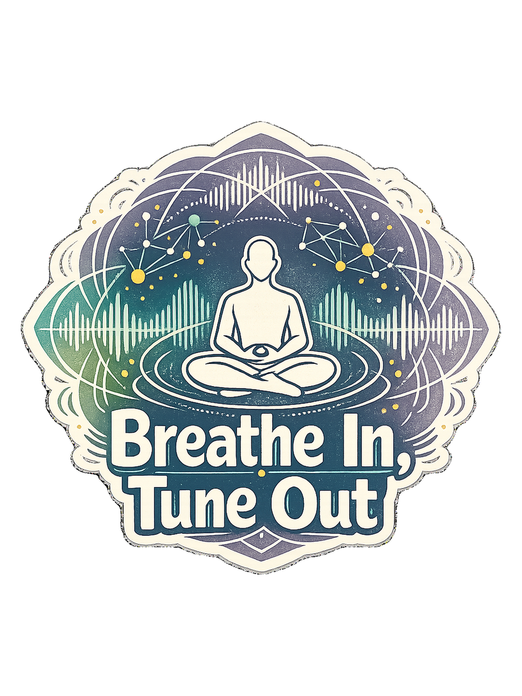 Breathe In, Tune Out Tee