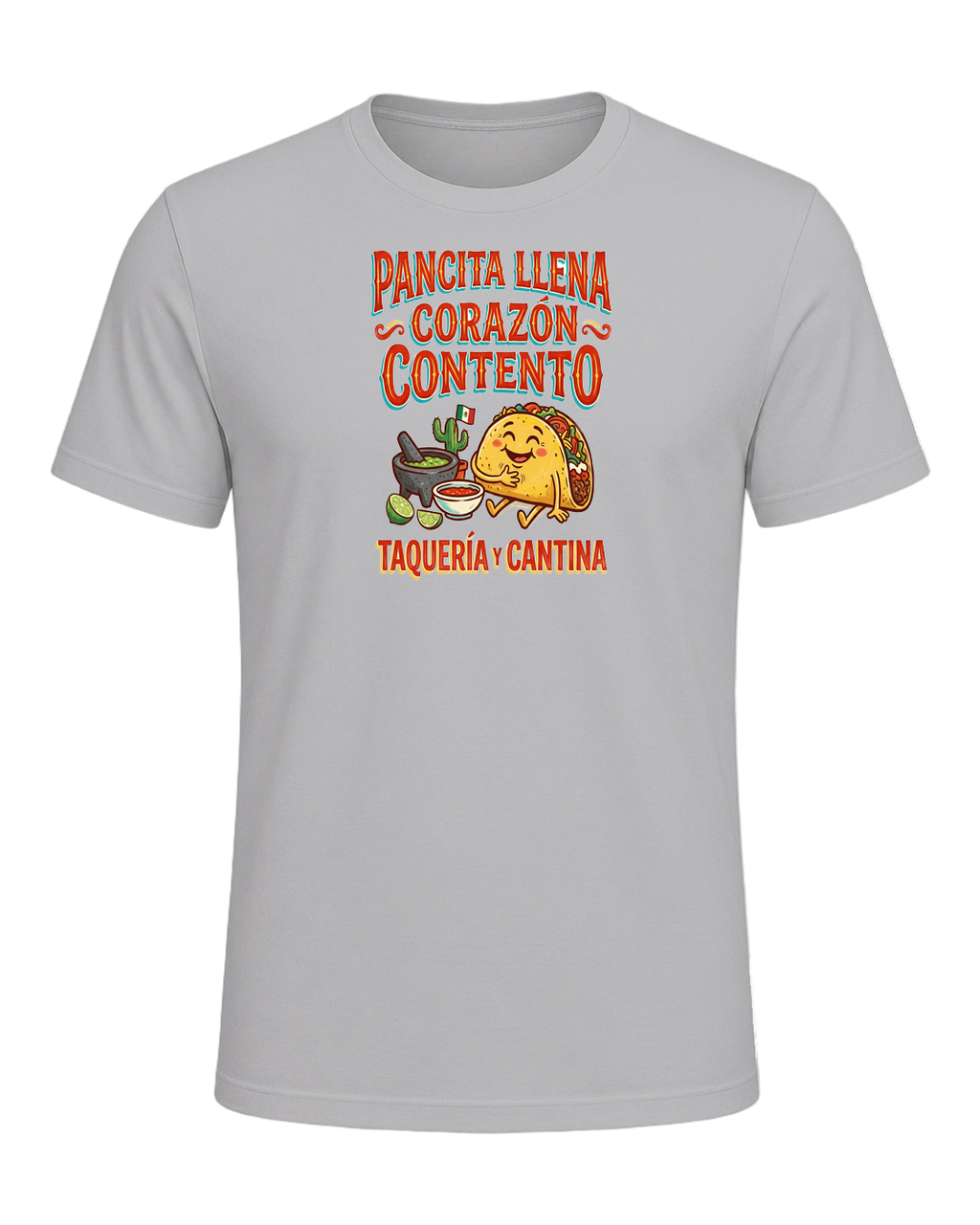 PANCITA LLENA CORAZÓN CONTENTO — Athletic Heather