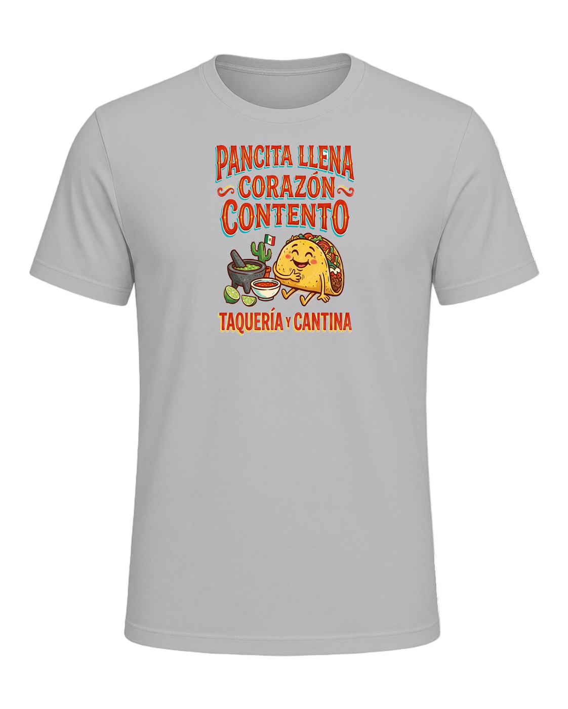 PANCITA LLENA CORAZÓN CONTENTO — Athletic Heather