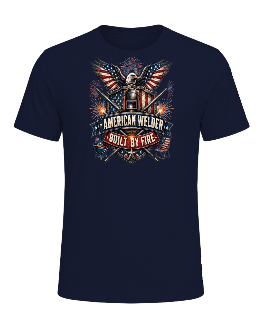 Welder Pride — Navy