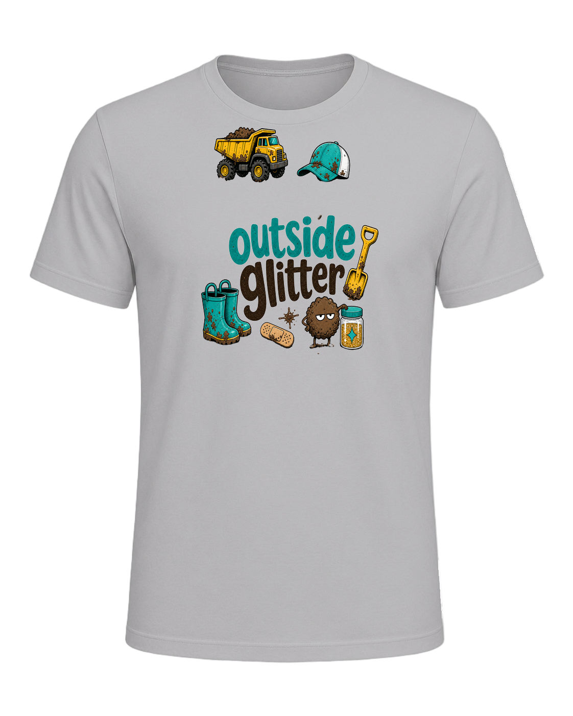 Dirt is just outside glitter — Athletic Heather