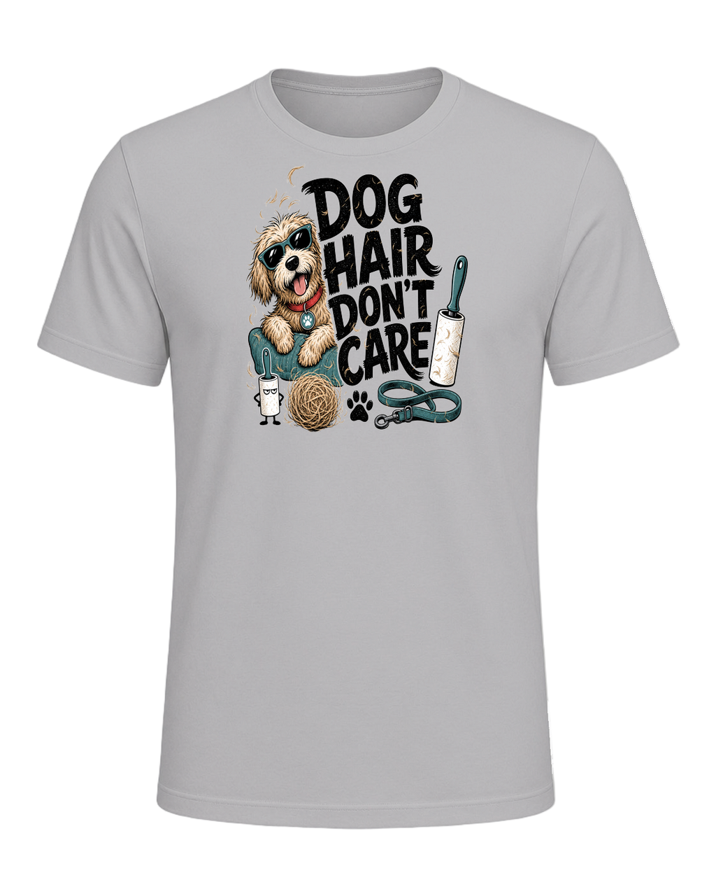 DOG HAIR DON'T CARE — Athletic Heather