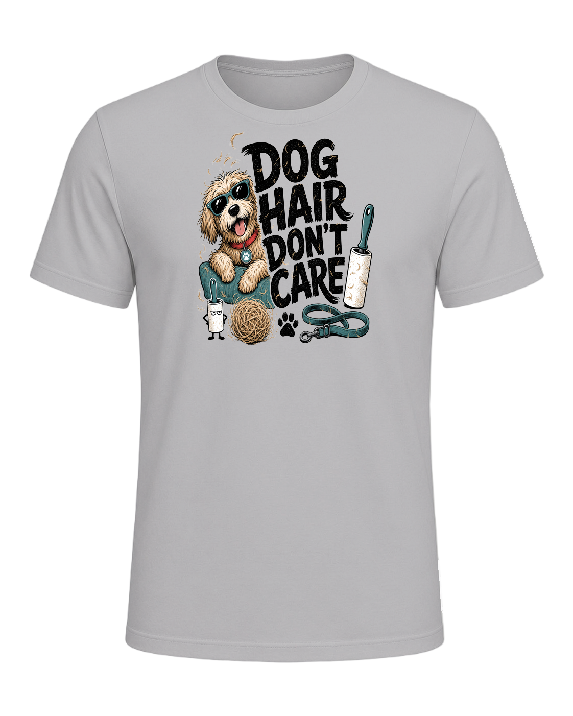 DOG HAIR DON'T CARE — Athletic Heather