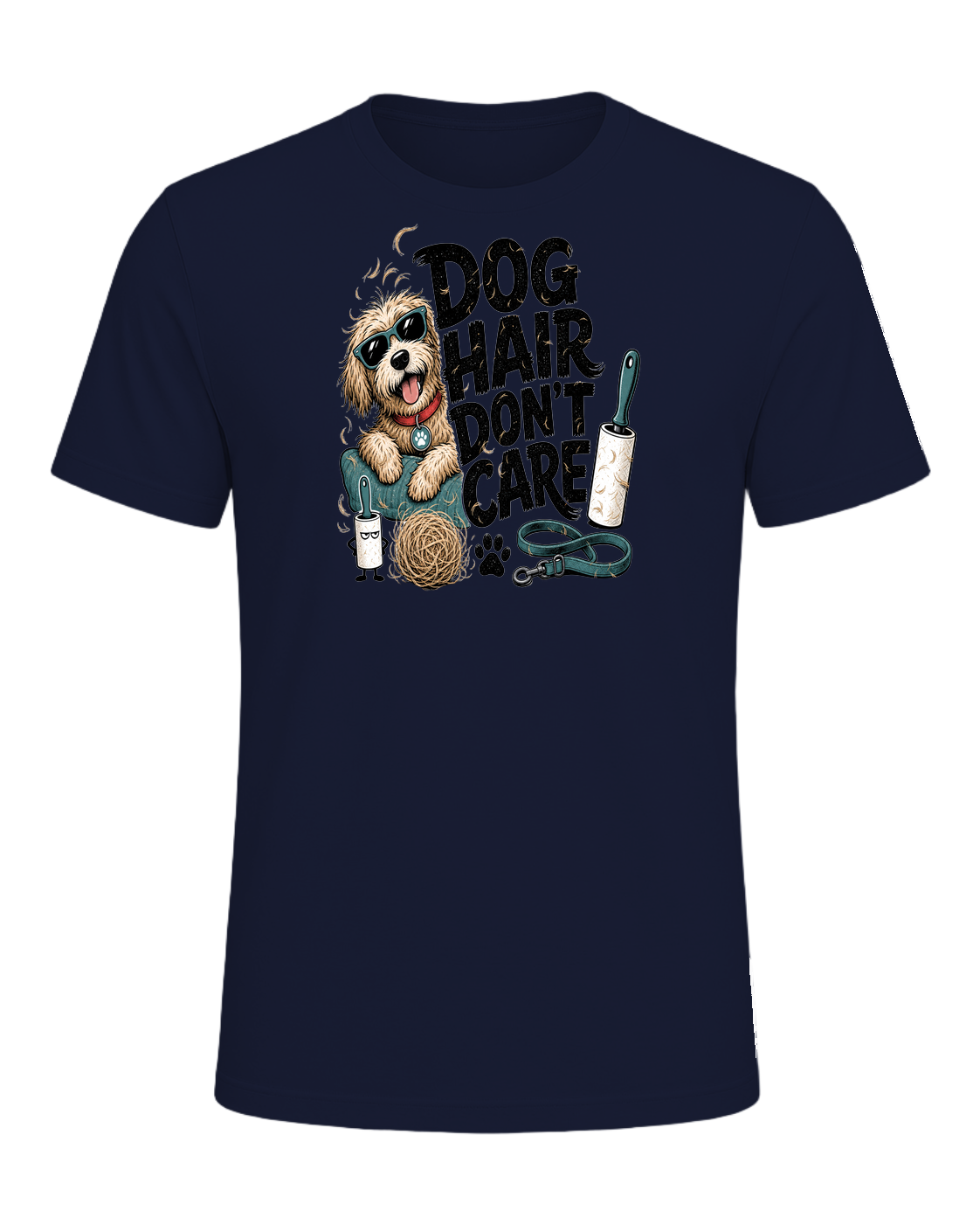 DOG HAIR DON'T CARE — Navy