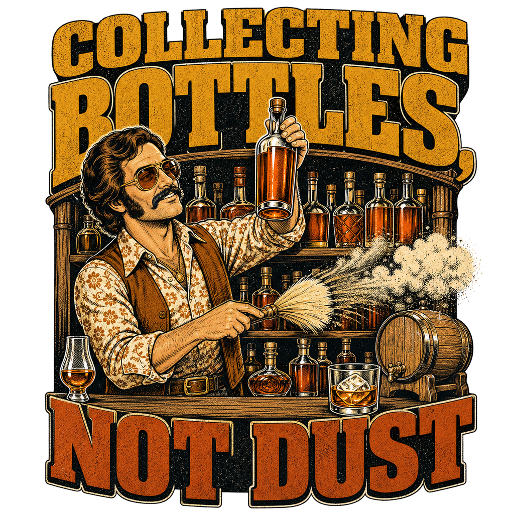 COLLECTING BOTTLES, NOT DUST