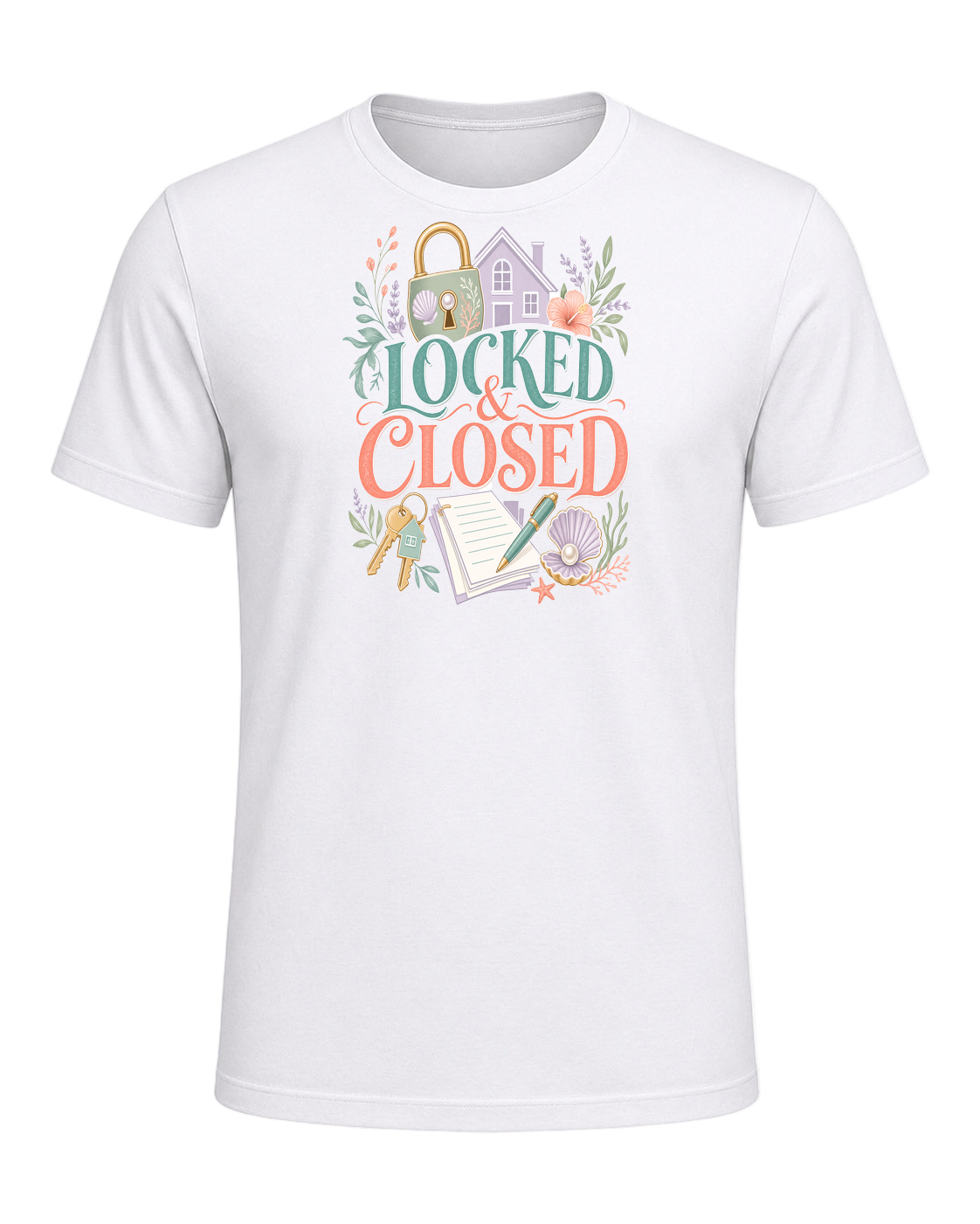 LOCKED & CLOSED — White