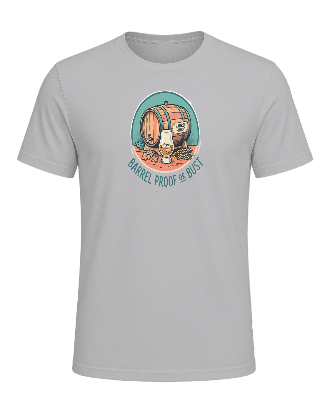 BARREL PROOF OR BUST — Athletic Heather