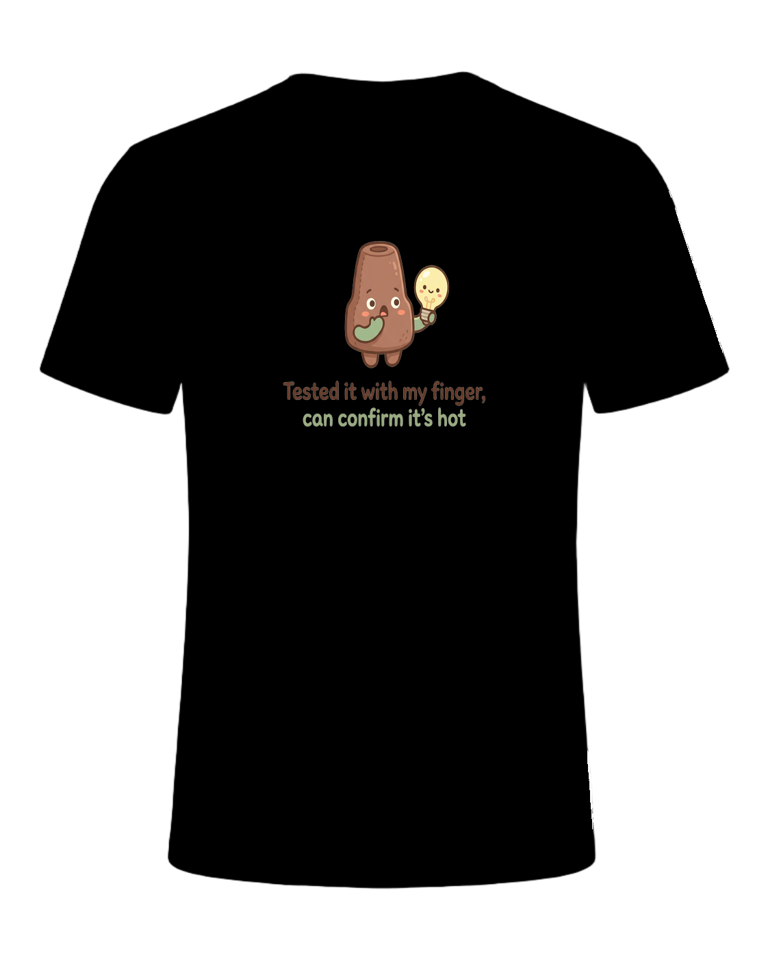 Tested it with my finger, can confirm it's hot — Black