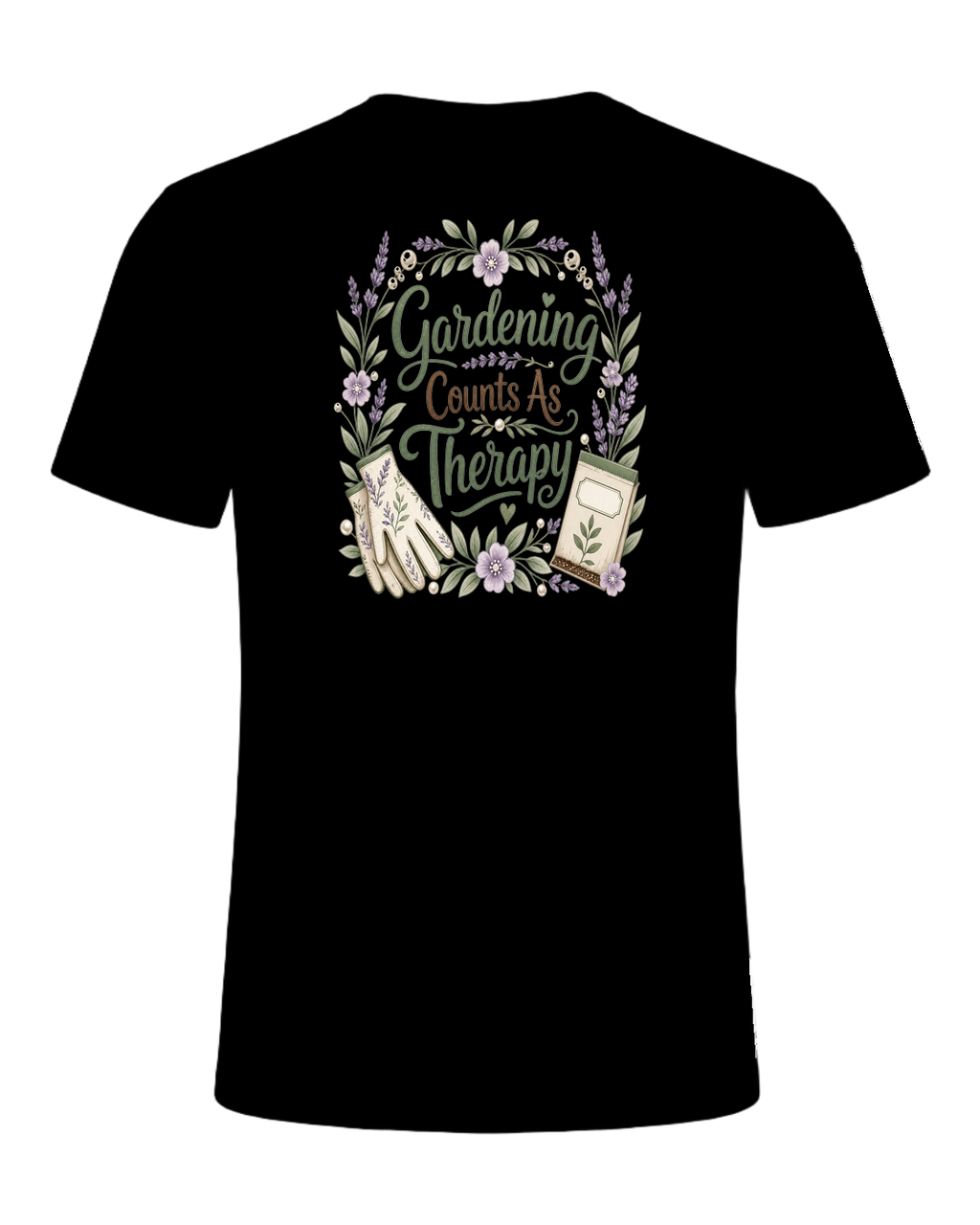 Gardening Counts As Therapy — Black