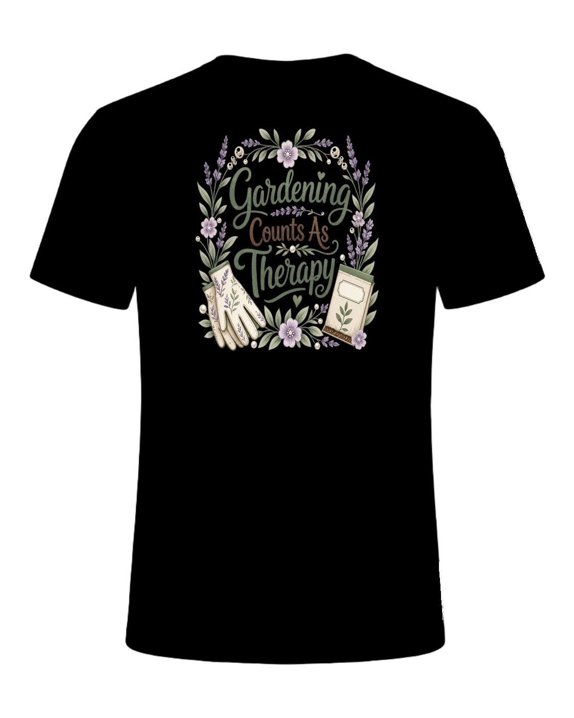 Gardening Counts As Therapy — Black