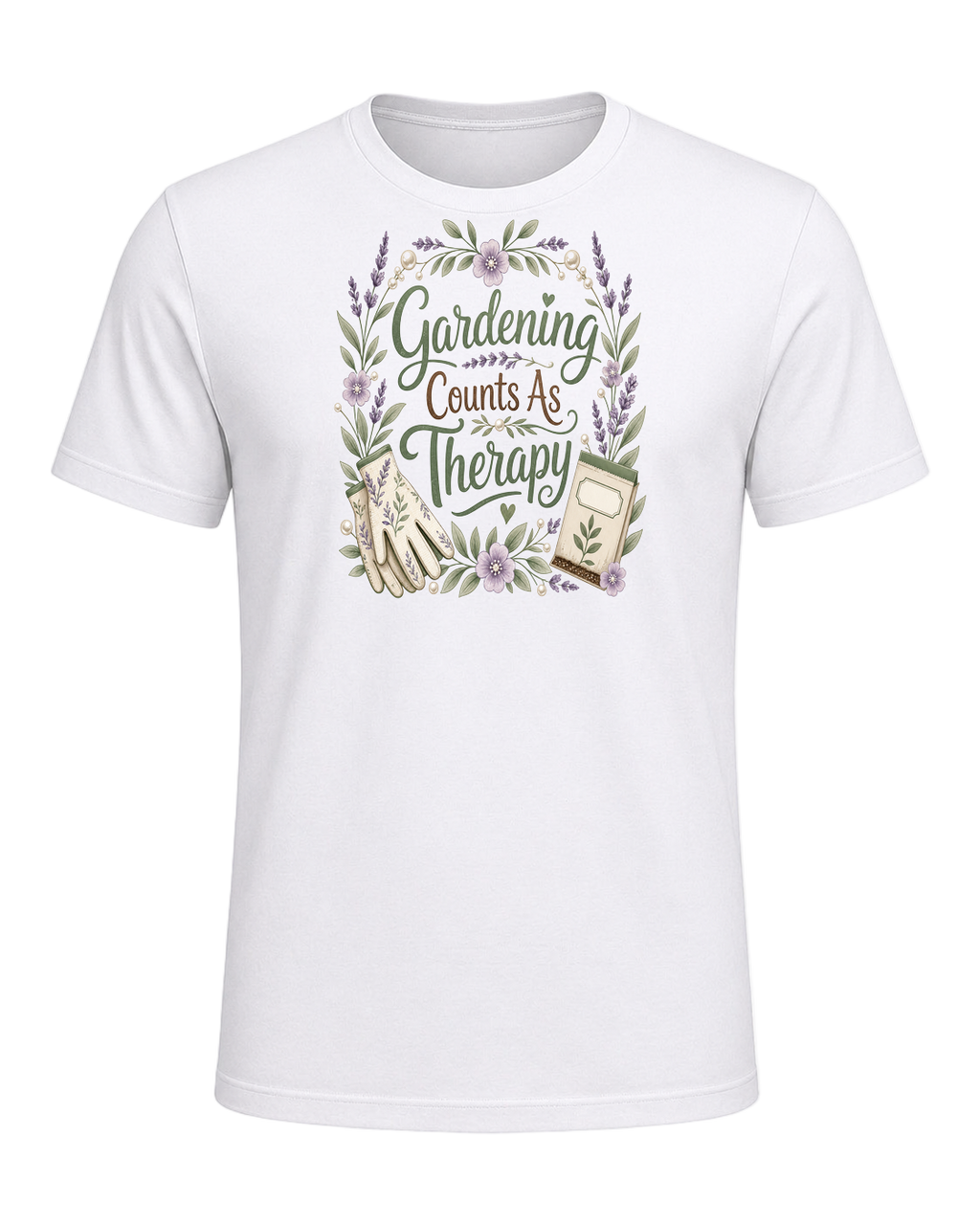 Gardening Counts As Therapy — White