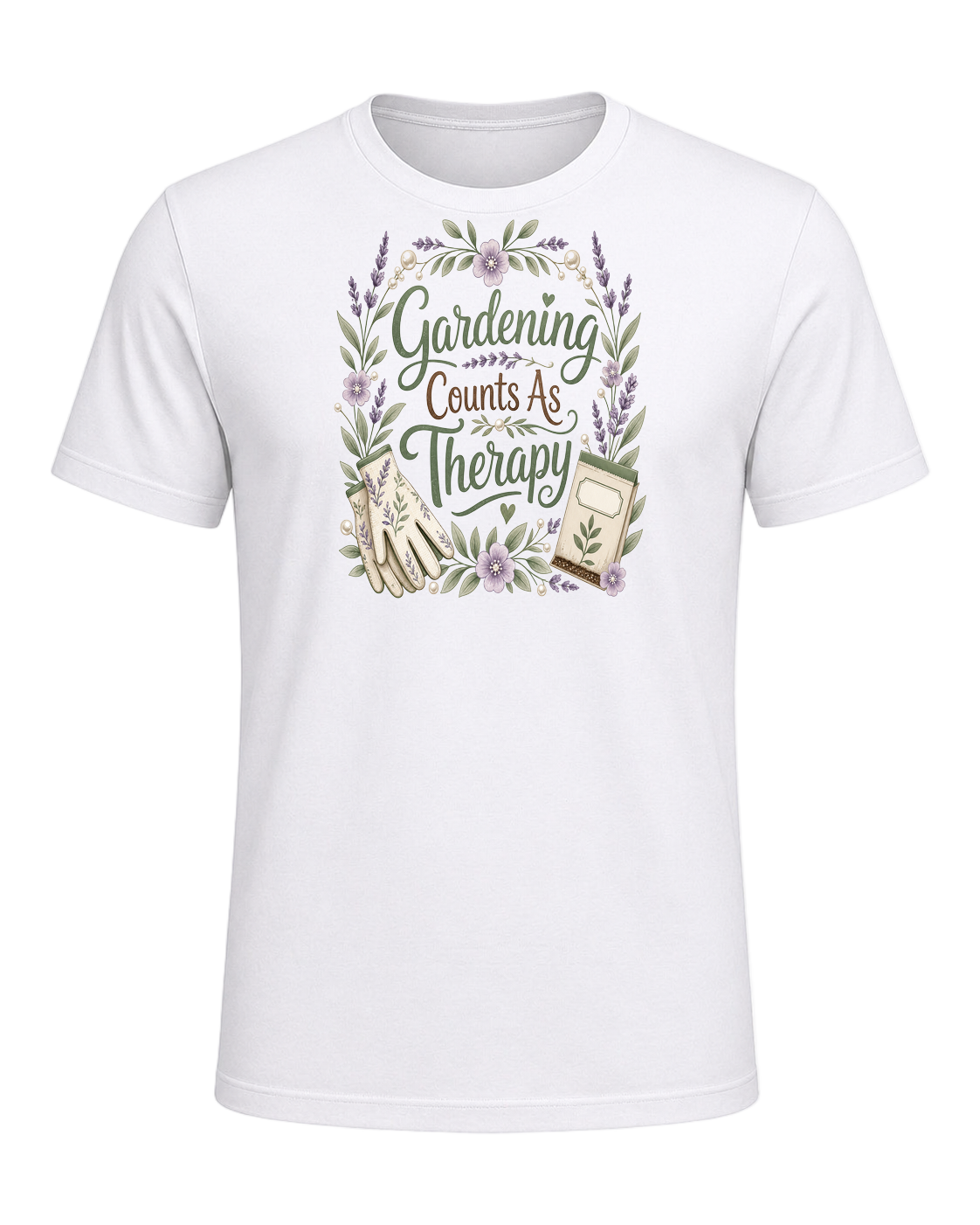 Gardening Counts As Therapy — White