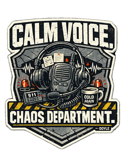 Calm Voice. Chaos Department. Tee