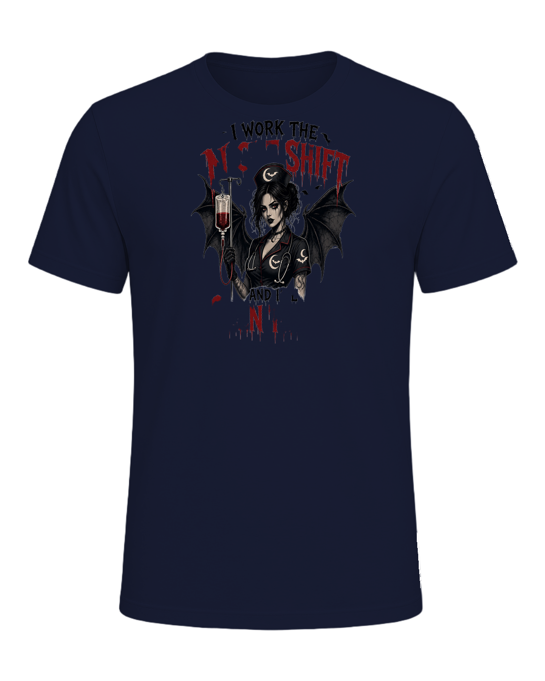 Nurse Night Shift Spooky — Navy