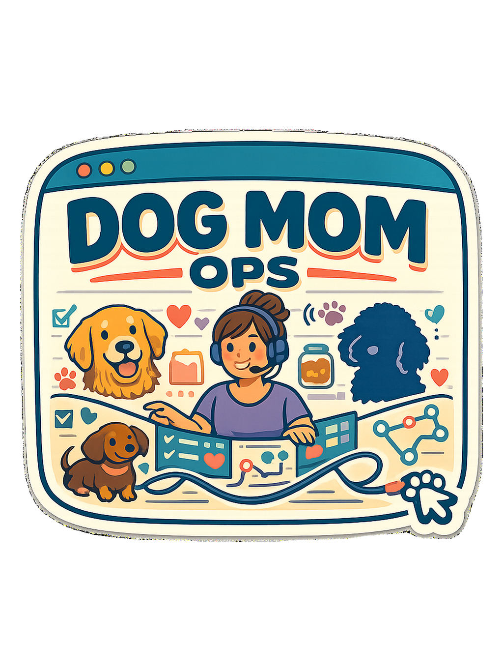Dog Mom Ops Tee