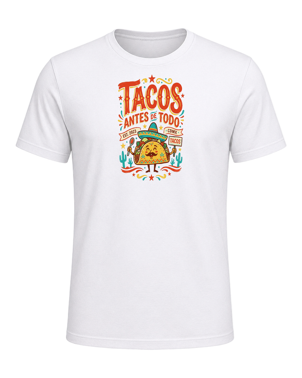 Tacos Antes De Todo — White