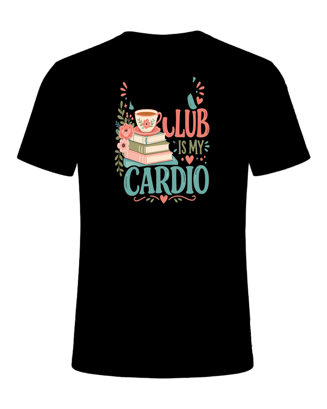 Book Club Is My Cardio — Black