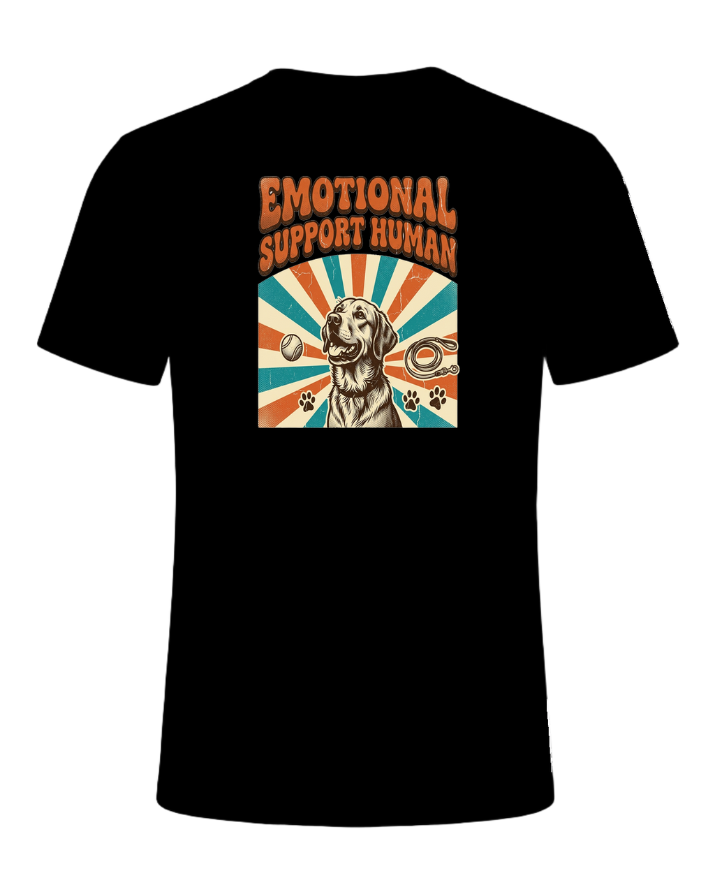 EMOTIONAL SUPPORT HUMAN — Black