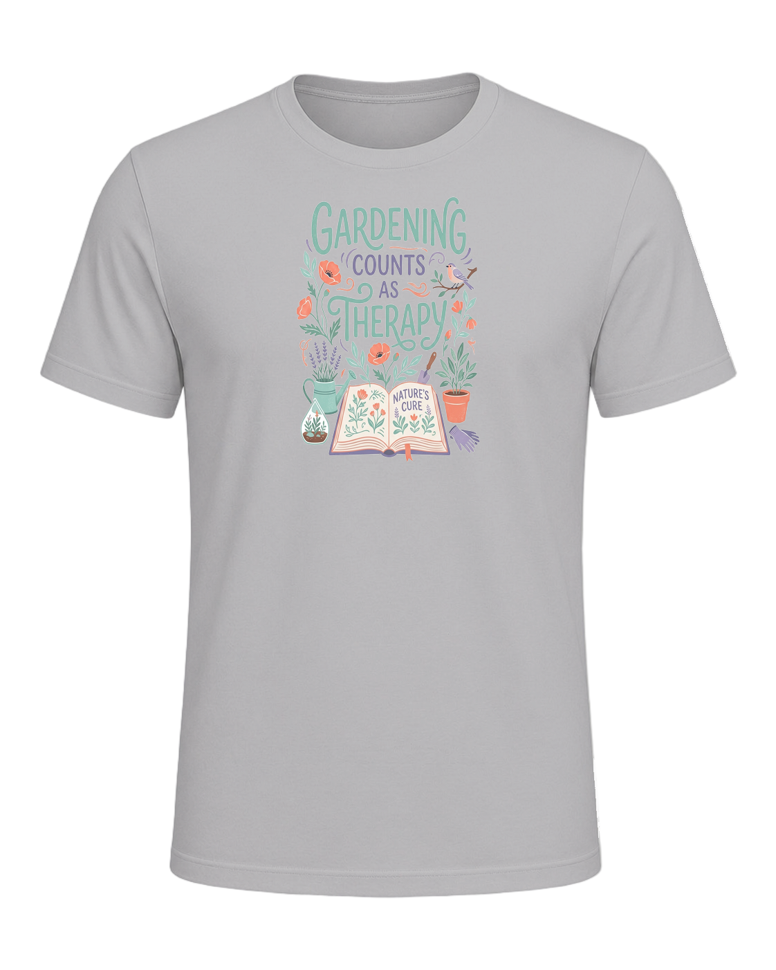 GARDENING COUNTS AS THERAPY — Athletic Heather
