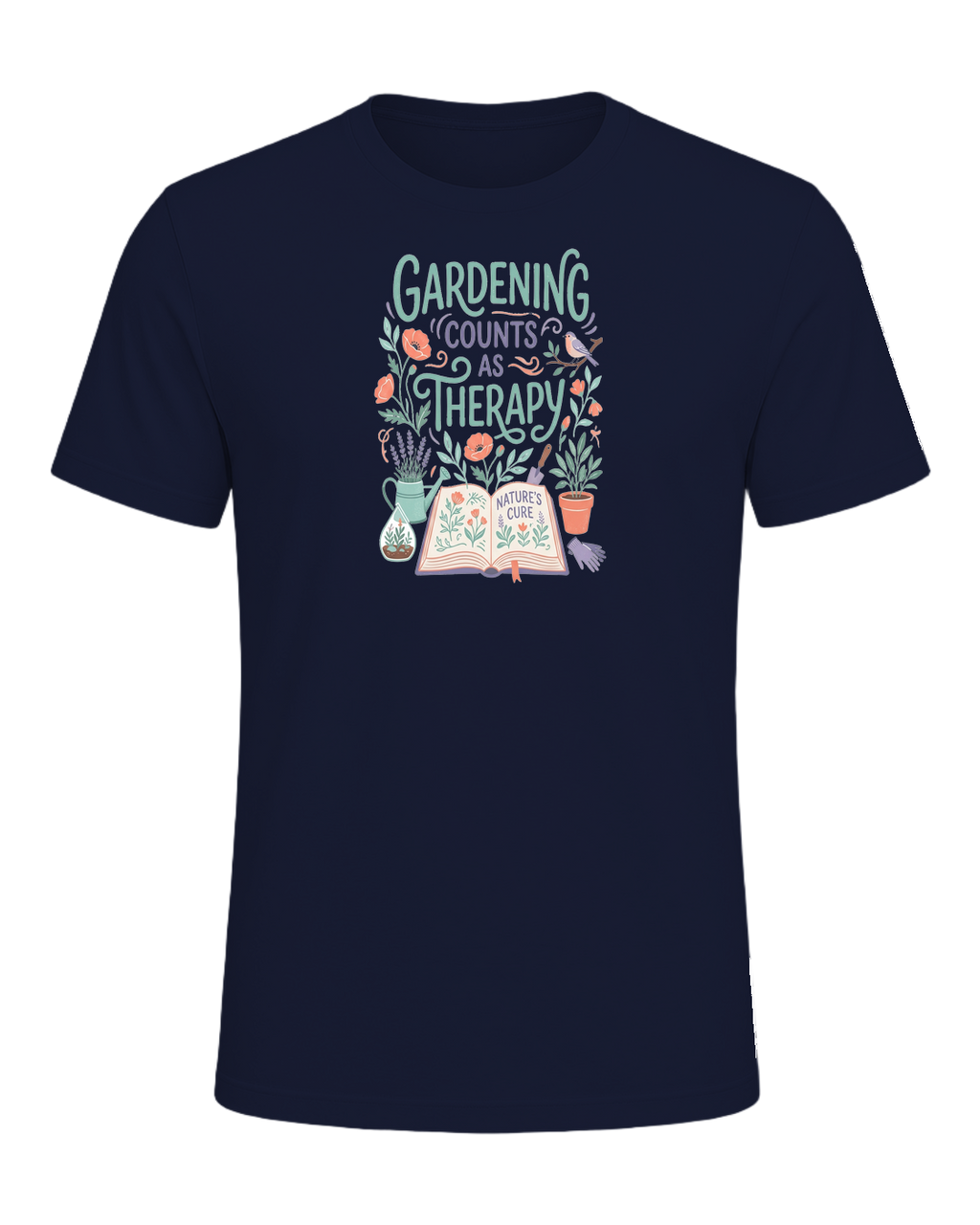 GARDENING COUNTS AS THERAPY — Navy